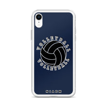 Load image into Gallery viewer, Volleyball iPhone Case (Navy)