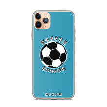 Load image into Gallery viewer, Soccer iPhone Case (Blue)