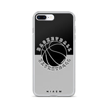 Load image into Gallery viewer, Basketball iPhone Case (Black &amp; Grey 2)