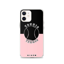 Load image into Gallery viewer, Tennis iPhone Case (Black &amp; Pink 3)