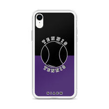 Load image into Gallery viewer, Tennis iPhone Case (Black &amp; Purple)