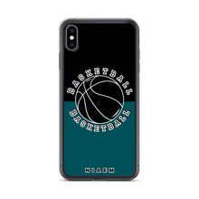 Load image into Gallery viewer, Basketball iPhone Case (Black &amp; Blue 4)