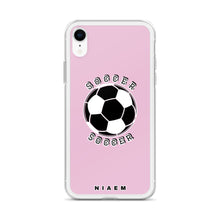 Load image into Gallery viewer, Soccer iPhone Case (Pink 4)