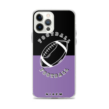 Load image into Gallery viewer, American Football iPhone Case (Black &amp; Purple 1)
