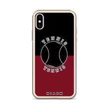 Load image into Gallery viewer, Tennis iPhone Case (Black &amp; Red 2)