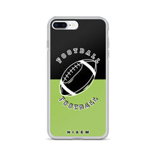Load image into Gallery viewer, American Football iPhone Case (Black &amp; Green 3)