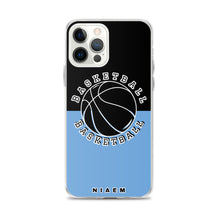 Load image into Gallery viewer, Basketball iPhone Case (Black &amp; Blue 1)