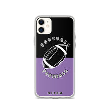 Load image into Gallery viewer, American Football iPhone Case (Black &amp; Purple 1)