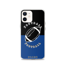 Load image into Gallery viewer, American Football iPhone Case (Black &amp; Blue 2)