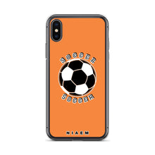 Load image into Gallery viewer, Soccer iPhone Case (Orange 1)
