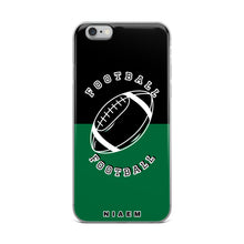 Load image into Gallery viewer, American Football iPhone Case (Black &amp; Green 1)