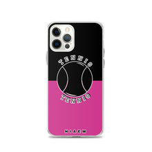 Load image into Gallery viewer, Tennis iPhone Case (Black &amp; Pink 5)