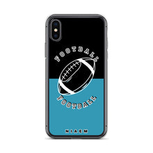 Load image into Gallery viewer, American Football iPhone Case (Black &amp; Blue)