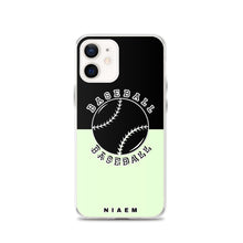 Load image into Gallery viewer, Baseball iPhone Case (Black &amp; Green 2)