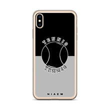 Load image into Gallery viewer, Tennis iPhone Case (Black &amp; Grey 2)