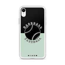 Load image into Gallery viewer, Baseball iPhone Case (Black &amp; Green 5)