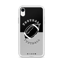 Load image into Gallery viewer, American Football iPhone Case (Black &amp; Grey 2)