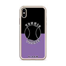 Load image into Gallery viewer, Tennis iPhone Case (Black &amp; Purple 1)