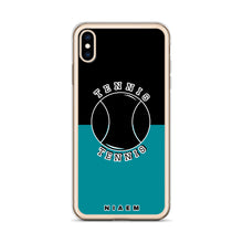 Load image into Gallery viewer, Tennis iPhone Case (Black &amp; Blue 3)