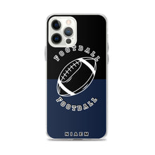 Load image into Gallery viewer, American Football iPhone Case (Black &amp; Navy)