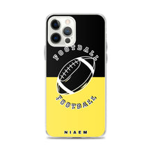 Load image into Gallery viewer, American Football iPhone Case (Black &amp; Yellow 1)