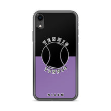 Load image into Gallery viewer, Tennis iPhone Case (Black &amp; Purple 1)