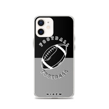 Load image into Gallery viewer, American Football iPhone Case (Black &amp; Grey 1)