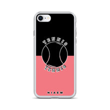 Load image into Gallery viewer, Tennis iPhone Case (Black &amp; Pink 2)
