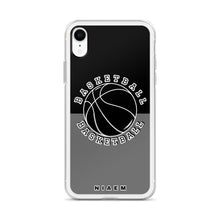 Load image into Gallery viewer, Basketball iPhone Case (Black &amp; Grey)