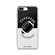 Load image into Gallery viewer, American Football iPhone Case (Black &amp; Grey 3)