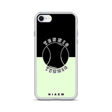 Load image into Gallery viewer, Tennis iPhone Case (Black &amp; Green 2)