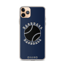 Load image into Gallery viewer, Baseball iPhone Case (Navy)