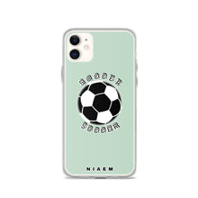 Load image into Gallery viewer, Soccer iPhone Case (Green 5)