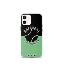 Load image into Gallery viewer, Baseball iPhone Case (Black &amp; Green 4)
