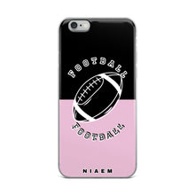 Load image into Gallery viewer, American Football iPhone Case (Black &amp; Pink 4)