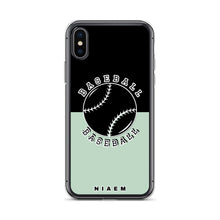 Load image into Gallery viewer, Baseball iPhone Case (Black &amp; Green 5)