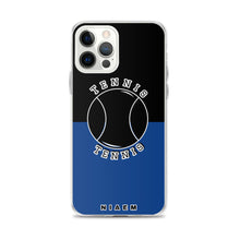 Load image into Gallery viewer, Tennis iPhone Case (Black &amp; Blue 2)