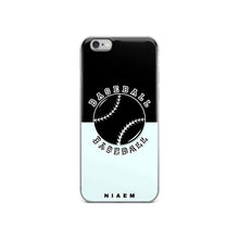 Load image into Gallery viewer, Baseball iPhone Case (Black &amp; Blue 5)