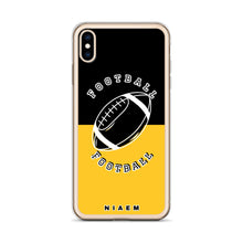 Load image into Gallery viewer, American Football iPhone Case (Black &amp; Yellow)