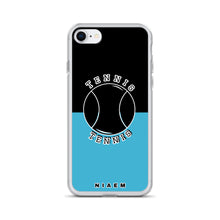 Load image into Gallery viewer, Tennis iPhone Case (Black &amp; Blue 7)
