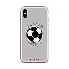 Load image into Gallery viewer, Soccer iPhone Case (Grey 2)