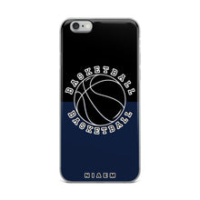 Load image into Gallery viewer, Basketball iPhone Case (Black &amp; Navy)