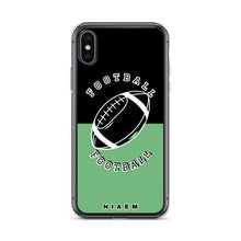 Load image into Gallery viewer, American Football iPhone Case (Black &amp; Green 4)