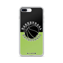 Load image into Gallery viewer, Basketball iPhone Case (Black &amp; Green 3)
