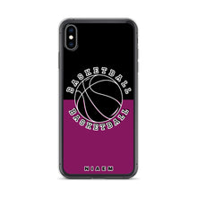 Load image into Gallery viewer, Basketball iPhone Case (Black &amp; Pink 6)