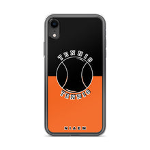 Load image into Gallery viewer, Tennis iPhone Case (Black &amp; Orange)