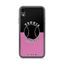 Load image into Gallery viewer, Tennis iPhone Case (Black &amp; Pink 1)
