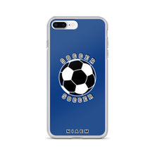 Load image into Gallery viewer, Soccer iPhone Case (Blue 2)