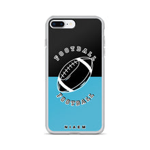 Load image into Gallery viewer, American Football iPhone Case (Black &amp; Blue 7)