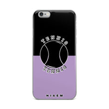 Load image into Gallery viewer, Tennis iPhone Case (Black &amp; Purple 2)